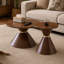 Ensemble de 2 tables basses rondes tendance