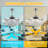 Kearstan Ceiling Fan with LED Lights-2096089732