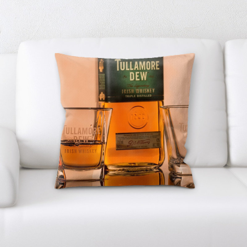 Coussin en fourrure irish whiskey
