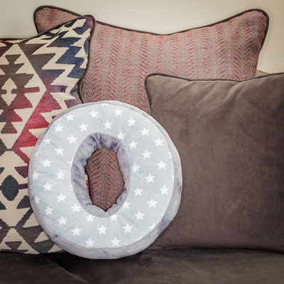 Georgieann Alphabet Letter Cushion O