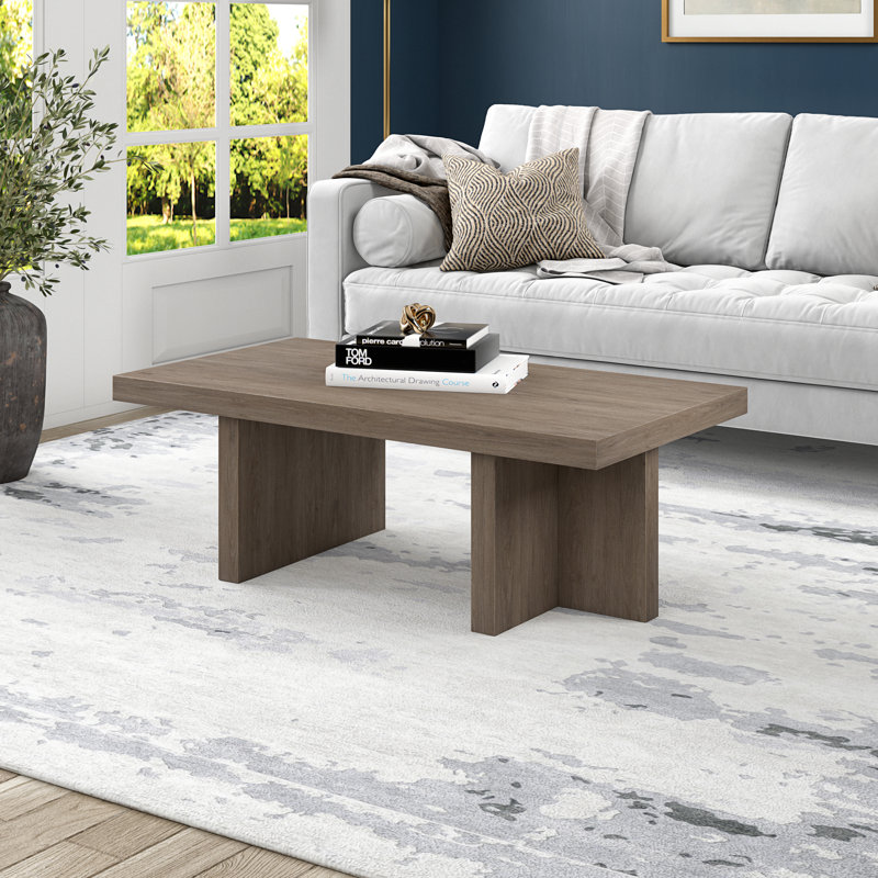 Cerrone Coffee Table, Antiqued Gray Oak