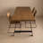 Japanese style retro solid wood dining table-109116437
