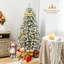 Sapin de Noël artificiel vert / blanc-1367850576