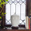 11" Antique White Porcelain Vase Jar