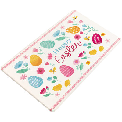 Tapis de cuisine "Joyeuses Pâques" Eggs and Chicks