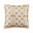 Andie Washed Linen Cream Tuscan Marigold Medallion Pattern Floral Euro Sham 27x27 inch