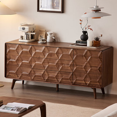 Chinese-style retro minimalist high-end sideboard