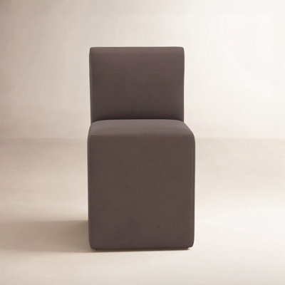 Mendy Upholstered Dining Chair with Casters