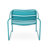 Teal Iron Chair: Patio Relaxation Splendor, 23.81 In. Depth, 27.29 Width, 25.62 Height, 14.09 Lb Backyard Luxury,