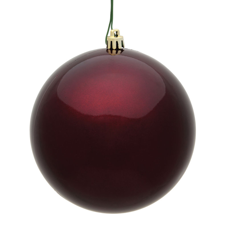Décoration de boule décorative des Fêtes, H 6 po x l 6 po x P 6 po, Vert