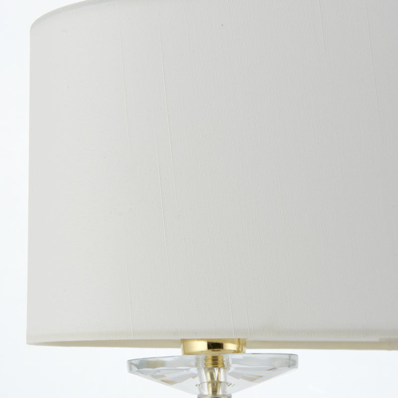 Basilia Metal Table Lamp, Brass