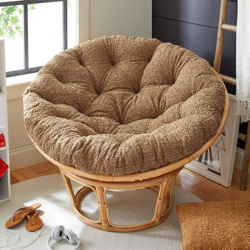 Outdoor 4'' Papasan Seat Cushion, Zazzle Taupe