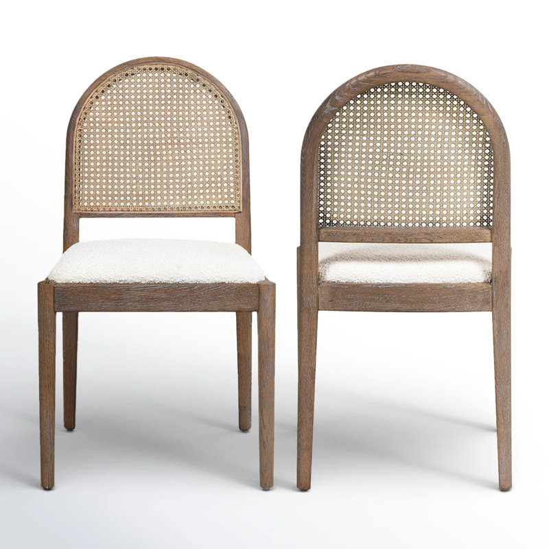 De 2 chaises noires modernes, lin rembourré, dossiers, pieds en bois, convient aux chaises de salle à manger 2, noir, hêtre