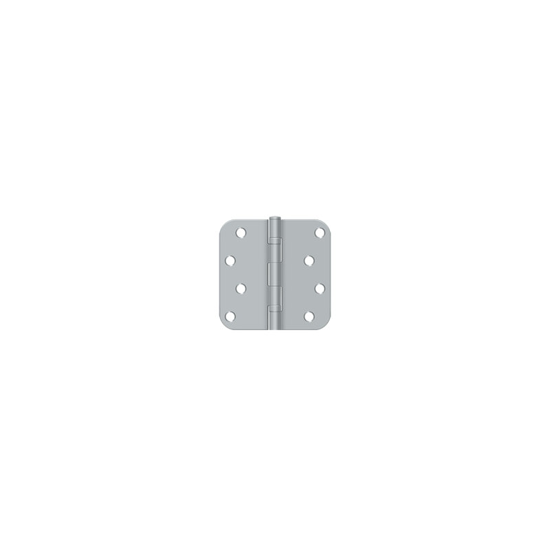 64'' x 64'' Steel Surface Mount Hinge, Brushed Chrome