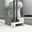 Porte de douche coulissante double semi-sans cadre