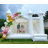 15' x 13' PVC White Bounce House with Slide and Air Blower
