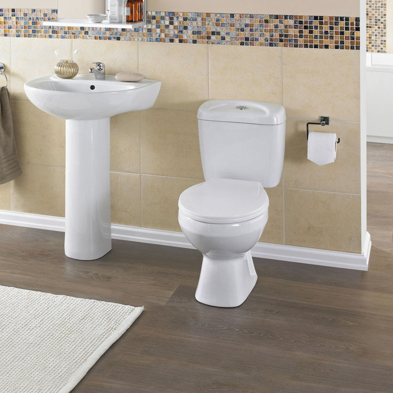 Feathers Toilet & Basin Suite
