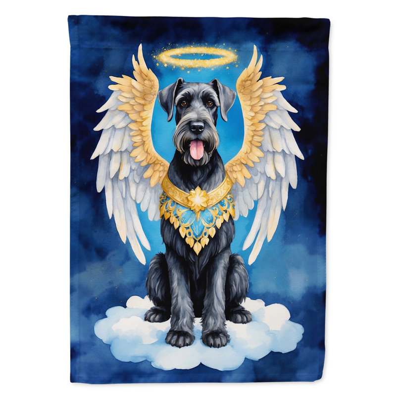 Schnauzer géant, mon drapeau de la maison de l'ange