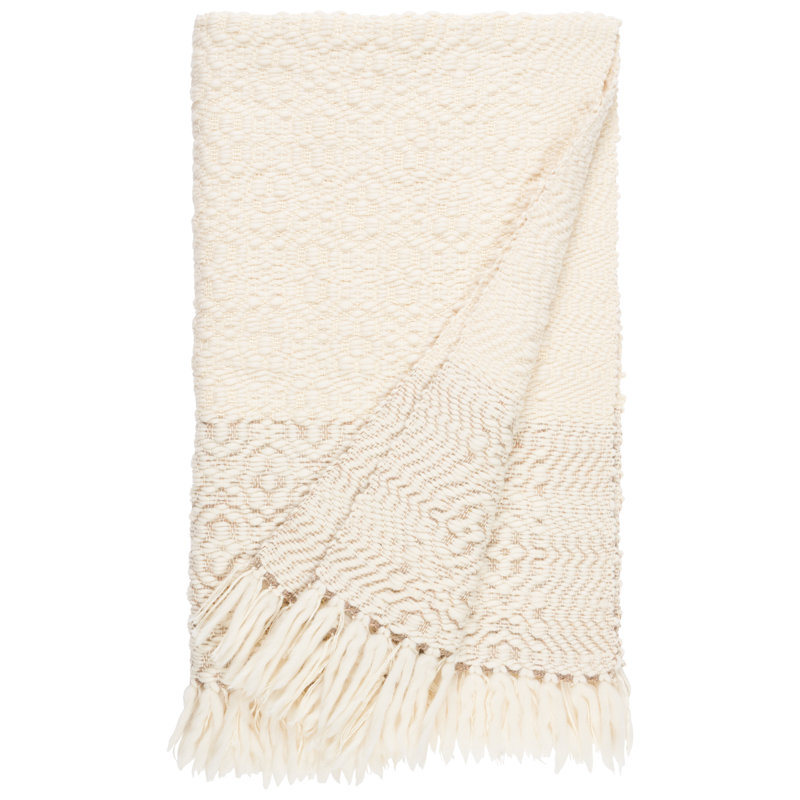 Overshot Throw, White