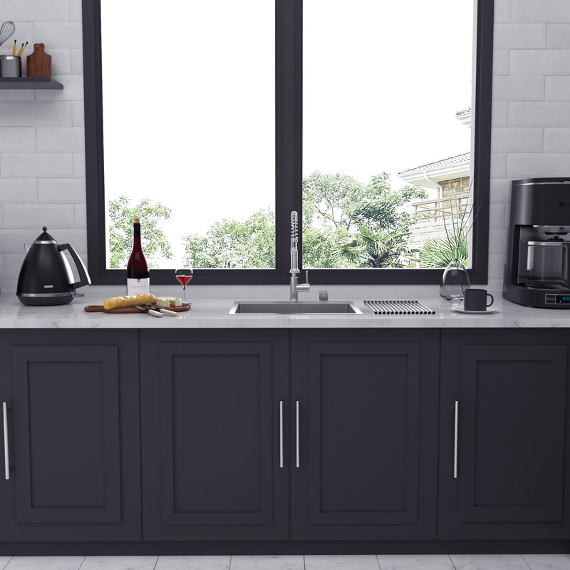 28'' L Single Bowl Stainless Steel Kitchen Sink