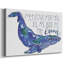 «Whale Love II», toile tendue avec châssis-273462035