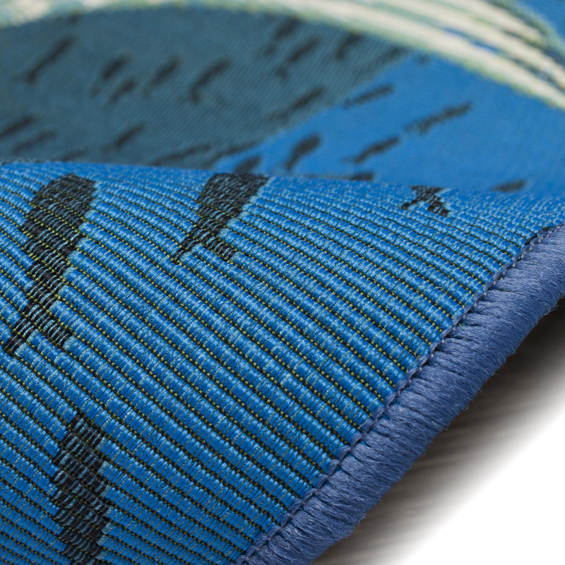 Thomasina No Pattern And Not Solid Color Synthetic Non-Skid Kitchen Mat, Rectangle 2'5" x 3'11"