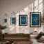 Golden Eye Mystical - Framed Print-1307903981-1307903979