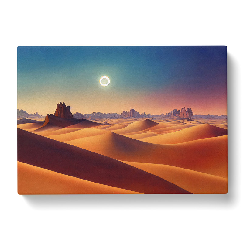 Desert View Vol.4 - Wrapped Canvas, 50cm H x 76cm W x 3cm D
