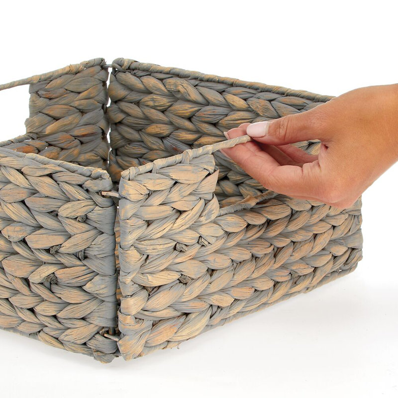 Panier de rangement mDesign, Gris délavé, H 10,5 po x l 10,5 po x P 10,5 po, 8