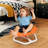 360° Swivel Sensory Spin Chair – Orange Flower-Shaped Wobble Seat For Vestibular Development & Balance Training-126127799
