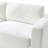 Adley 92" Modern Fully Assembled Square Arm Slipcovered Sofa with Down Blend Fill-1325215836