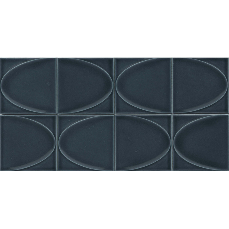 Mizu™ 8" x 16" Ceramic Novelty Mosaic Tile, Blue