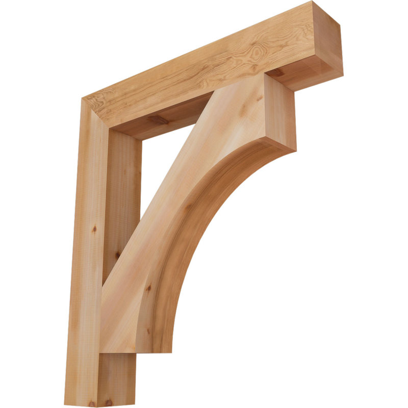 Support Westlake Block, Cèdre rouge de l'Ouest (lisse), H 40 po x l 5,5 po x P 36 po