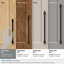 Poignée d'armoire noire mat centre à centre 7-9 / 16 po (192 mm) Winsome-50304580-108892000
