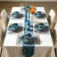 Service de table en porcelaine bleue 12 pièces pour 4 personnes, assiettes et bols fabriqués à la main, résistant aux ébréchures et aux rayures, allant au micro-ondes et au lave-vaisselle, cadeau parfait pour la maison