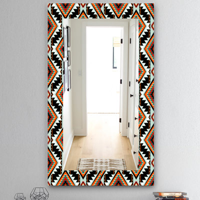 Miroir mural bohémien et éclectique