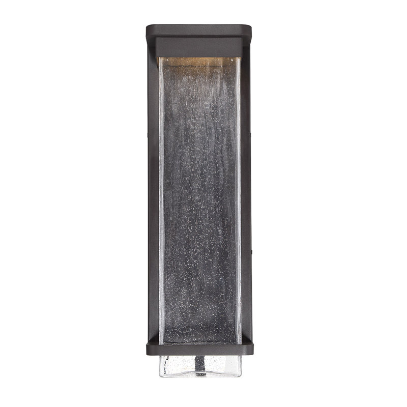 Vitrine LED Outdoor Flush Mount, Bronze, 16" H x 6.5" W x 4" D
