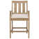 Samya 46.8" H x 25.4" W Patio Bar Stool with Cushion