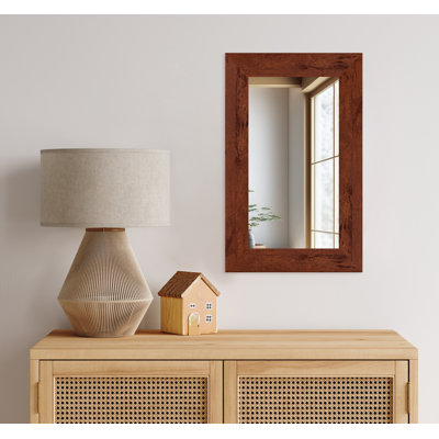 Gartha Engineered Wood Flat Wall Mirror