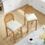 Bohemian Solid Wood Counter Stool-2086100297-2085650476