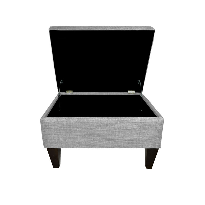Kwong Upholstered Ottoman, Gray