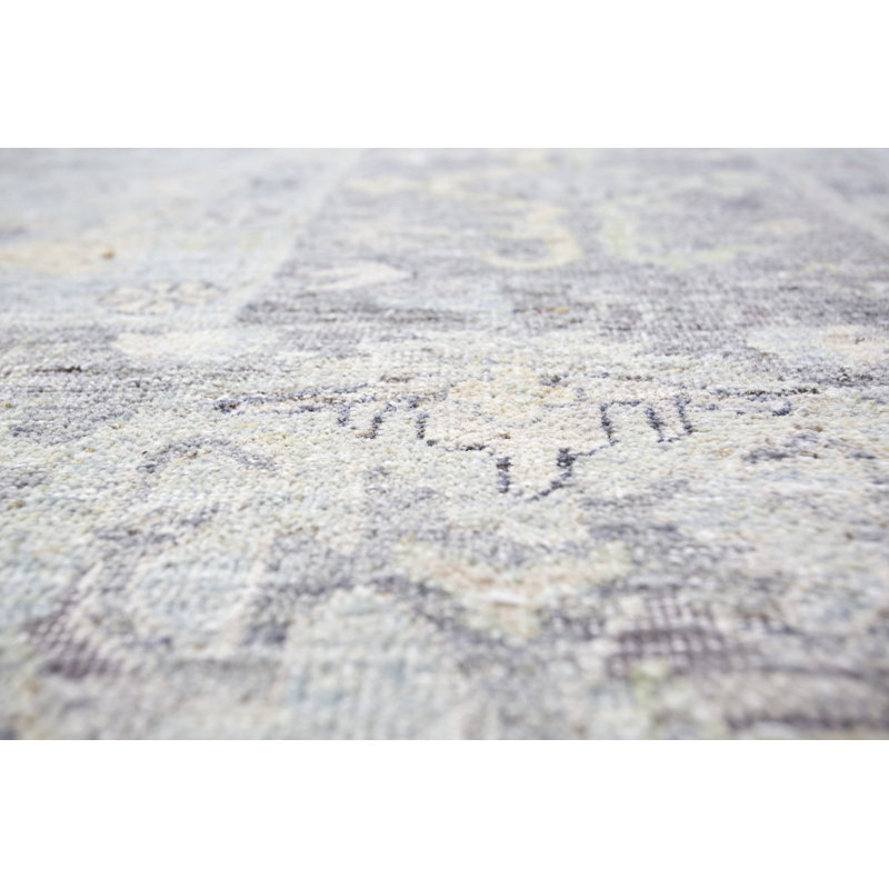Tapis noué à la main de style rétro Dover