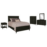 Naples Standard 5 Piece Bedroom Set
