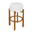Tabouret de bar en bois rembourré Vera, ensemble de 4-1399091783-1399091781