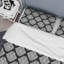 Ikat noir et gris - ensemble de housse de couette à motif-1528987853