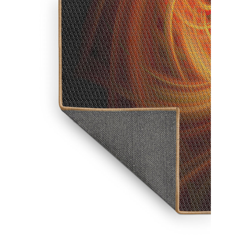 Tapis noir, Rectangle 5 pi x 7 pi