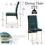 Chaise de salle à manger en velours avec dossier haut-401605338-401605337-401605284