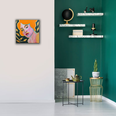  «On A Full Moon Evening» par Bebe Keith, art mural sur toile, 18 po x 18 po