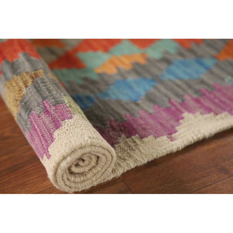 Tapis géométrique Kilim