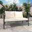 Causeuse en osier avec coussin Outdoo-626265030